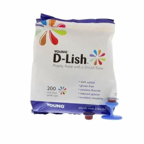 D-Lish® Prophy Paste, Coarse, Grape, Unit Dose Cups, 1.23% Fluoride & Xylitol, 200/Pkg, 303020 thumbnail 6