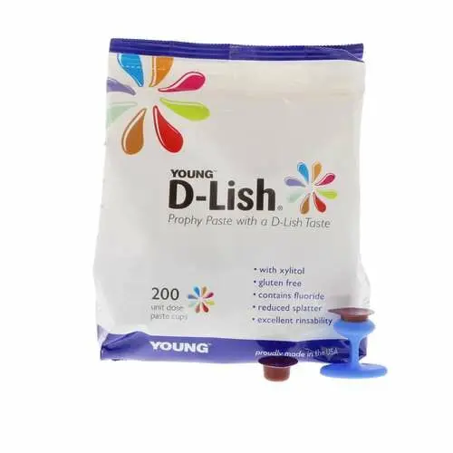 D-Lish® Prophy Paste, Coarse, Berry Bliss™, Unit Dose Cups, 1.23% Fluoride, Gluten Free, 200/Pkg, 308020 thumbnail 5