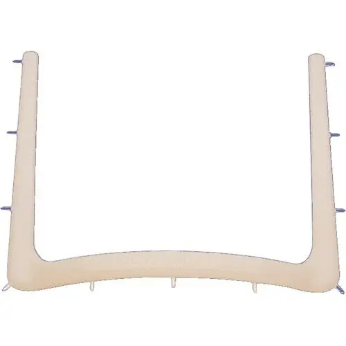 Young Dental Nylon Rubber Dam Frame, 2210 Endo Frame, 11 Tines, Radiolucent, 4.625" x 3.875", 1/Pk, 171401 thumbnail 4