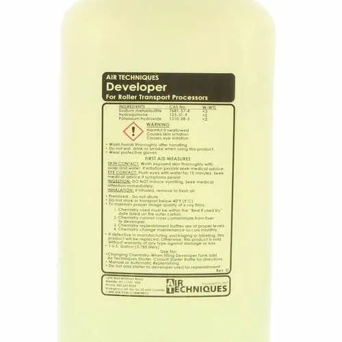 A/T 2000® XR Chemistry Developer, Ready-To-Use Liquid, 1 Gallon Bottle, 40240 - A/T 2000® XR Chemistry – Developer and Fixer - Developer, 1 Gallon - Image 1