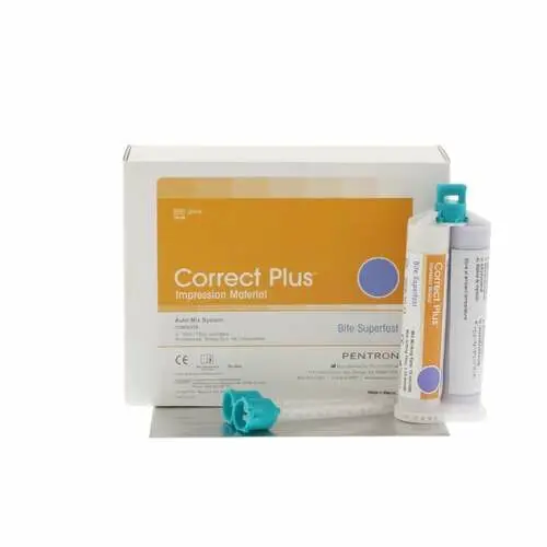 Kerr Correct Plus Bite Superfast Hydrophilic Vinyl Polysiloxane Bite Registration Material, 50 ml Cartridges, 4/Pack, Purple, Q34IA thumbnail 4