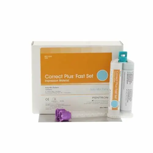 Correct Plus Fast Set Automix Putty VPS Impression Material, 4 x 50 mL Cartridges, Q36A thumbnail 4