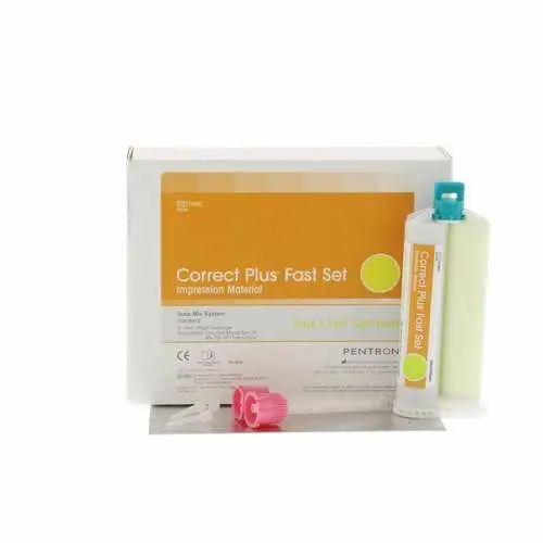 Correct Plus VPS Impression Material, Thick-n-Thin Light Body, Fast Set, 50 ml Cartridges, 4/Pkg, Q36C thumbnail 4