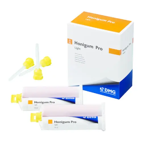 Honigum Pro Automix Light Body QuadFast VPS Impression Material, 2 x 50 ml Cartridges with 10 Automix Tips, #989832 thumbnail 8