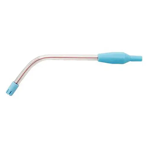 Crosstex Safe-Flo Saliva Ejector, Clear Tube with Blue Tip, One-Way Valve, Latex-Free, 100/Bag, M1001CLBU thumbnail 6