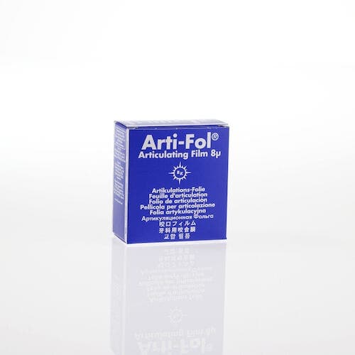 Arti-Fol II Ultra-Thin Two-Sided Articulating Film, 8 Microns, 22 mm x 20 m, Blue/Blue, 1 Roll/Pk, BK27 thumbnail 4