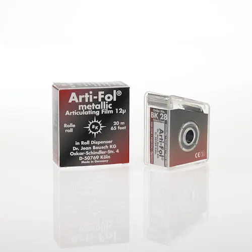 Arti-Fol II Metallic Two-Sided Articulating Film, 12 microns, 22 mm x 20 m, Black/Red, 1 Roll/Pk, BK28 thumbnail 8