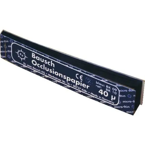 Bausch Arti-Check Articulating Paper Strips, Straight Booklets, 104 x 20 mm, 40 Microns, Blue, 200/Pk, BK-09 thumbnail 8