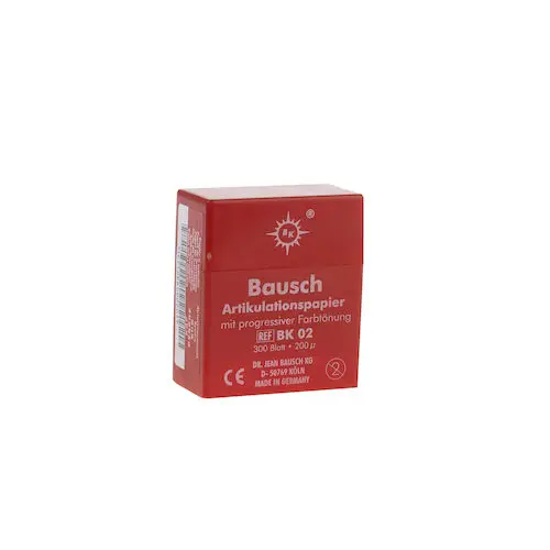 Bausch Arti-Check Micro-Thin Articulating Paper, 200 Microns, Red, 300 Strips, BK-02 thumbnail 4