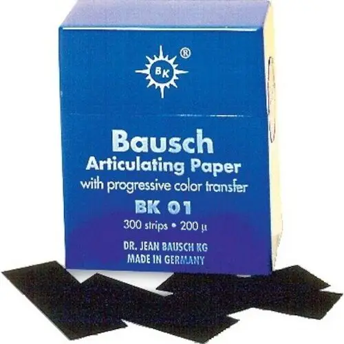 Bausch Arti-Check Micro-Thin Articulating Paper, 200 Microns, Blue, 300 Strips, BK01 thumbnail 9