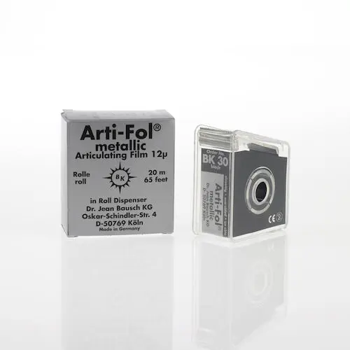 Arti-Fol Metallic One-Sided Articulating Film, 12 Microns, 22 mm x 20 m, Black, 1 Roll/Pk, BK30 thumbnail 8