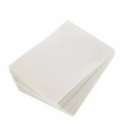 Crosstex Advantage Patient Bibs, 2-Ply Paper/1-Ply Poly, 13" x 18", White, 500/Case, WEXAWH thumbnail 3
