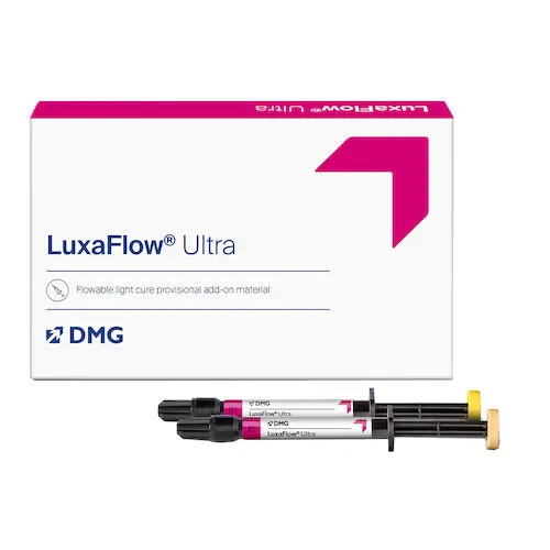 LuxaFlow Ultra Flowable Light-Cure Provisional Add-On Resin, Shade B1, Refill Kit (2 x 1.5 g Syringes + 10 Tips), 224005 thumbnail 12