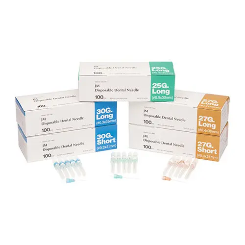 J. Morita Disposable Dental Needle, Plastic Hub, 30 Gauge Long (25mm), Blue, 100/Box, 20-30GL thumbnail 15