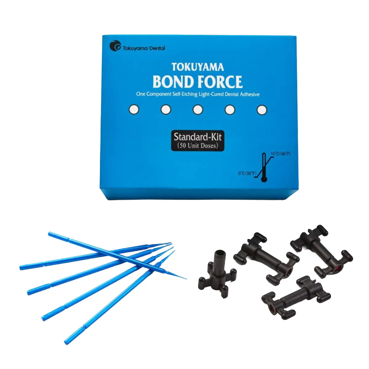 Tokuyama Bond Force Self-Etching Light-Cured Dental Adhesive, Unit Dose Kit, 0.1 ml, 20/Box, 14912 - Unit Dose Kit, 0.1 ml, 20/Box, 14912 - Image 1