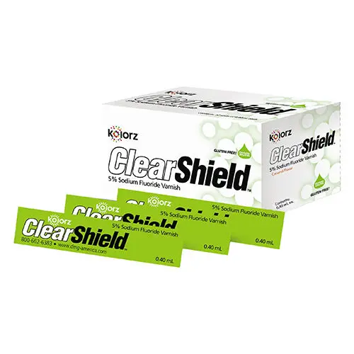 Kolorz ClearShield Fluoride Varnish, 5% NaF, Caramel, 0.4 mL Unit Dose, 35/Pk, 799516 thumbnail 11