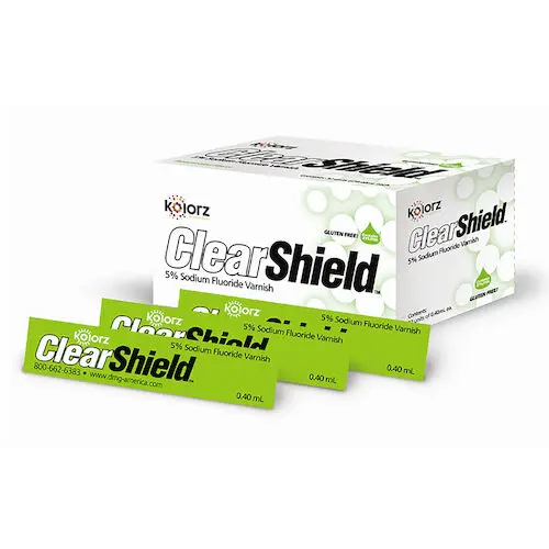 Kolorz ClearShield Fluoride Varnish, 5% NaF, Mint, 0.4 mL Unit Dose, 35/Pk, 799506 thumbnail 7