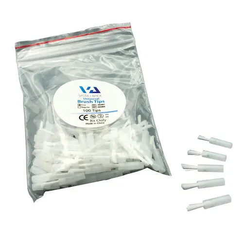 Vista Apex Universal Composite Brush Tips, Fine White, 100/Bag, 302001 thumbnail 10