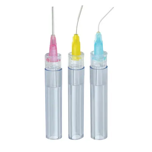 Vista Apex Appli-Vac Pre-Tipped Micro Aspirator, 20 Gauge, Yellow, 3/4" Bendable Tip, 20/Pkg, 315252 thumbnail 2