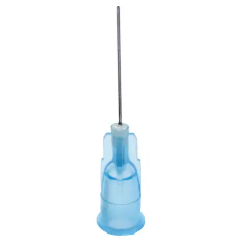 Vista Apex Appli-Vac 3/4" Bendable Needle Tips, 25 Gauge, Blue, 100/Pack, 315125 thumbnail 6