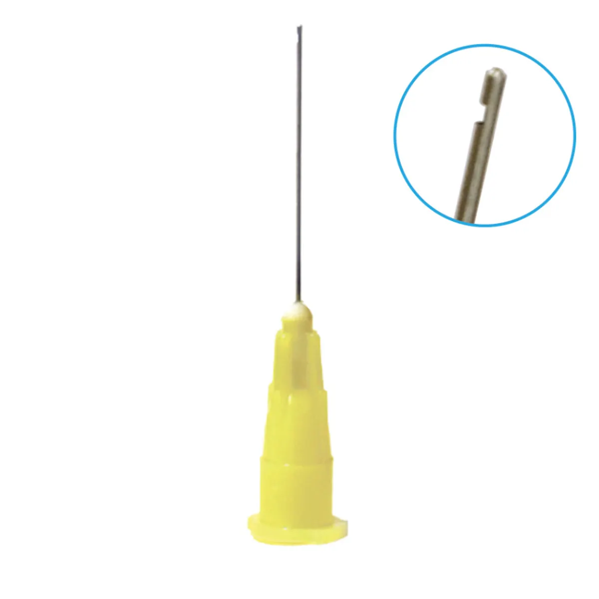 Vista-Probe Irrigating Tips, 27 Gauge, 1" Bendable, Closed-End Side-Port, Yellow, 100/Bag, #315627 thumbnail 6