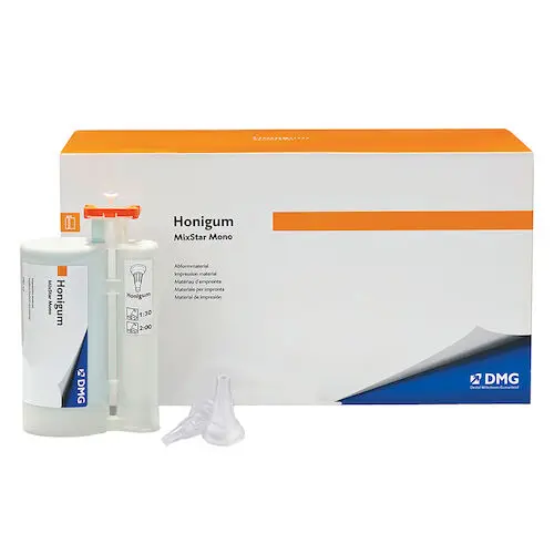 Honigum MixStar Monophase VPS Impression Material, Regular Set, 380 ml Cartridge, Green, 10 MixStar Tips, 999568 thumbnail 4