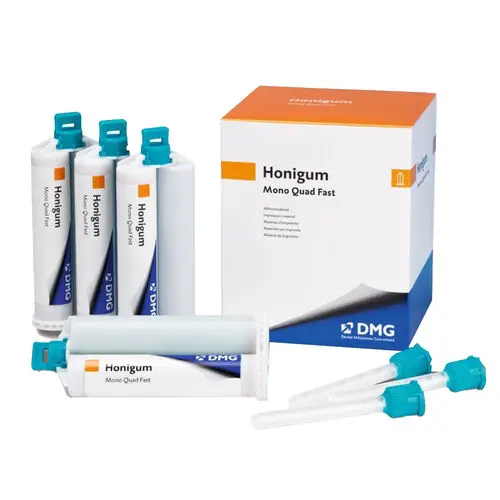 Honigum Automix Mono QuadFast Monophase VPS Impression Material, 4 x 50 ml Cartridges with Tips, #999839 thumbnail 2