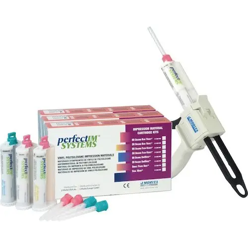 PerfectIM VPS Impression Material, 90 Second Set, Blue Velvet, 50 mL Cartridge Kit, 3/Pk, 21-300550 thumbnail 7