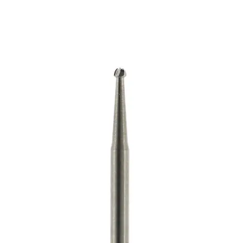 Darby Dental Surgical Carbide Bur, Friction Grip, Round, Size 2, 10/Pkg - Round, 2, 10/Pkg, FG 2 SURG - Image 1