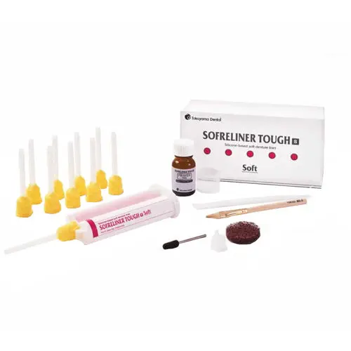 Sofreliner Tough S (Soft) Denture Reline Kit, 52 g Cartridge, 10 mL Primer, 23401 thumbnail 18