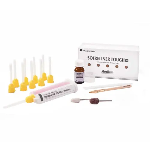 Sofreliner Tough M (Medium) Denture Reline Kit, 54g Cartridge, 10ml Primer, 23351 thumbnail 19