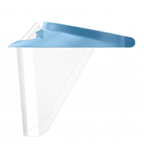 Op-D-Op Dental Visor Shield Kit, Blue, Medium, 3 Shields + 1 Mini-Shield, 308DK-BL - Dental Visor Shield Kit - Image 1