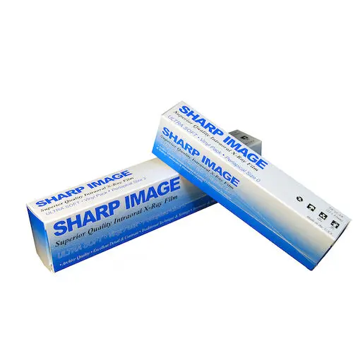 Sharp Image Ultra Soft Intraoral X-Ray Film, Size 0, D-Speed (D-54), Green-Sensitive, Single Film Packet, 100/Box thumbnail 3