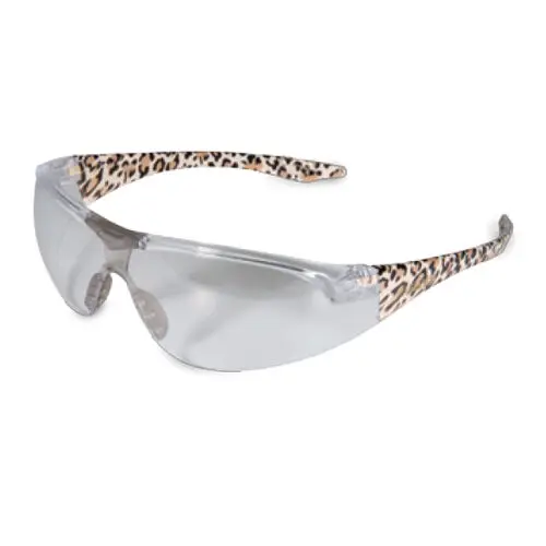 Hager Worldwide Feline Wraparound Protective Eyewear, Leopard Print Temples, Clear Anti-Fog/Anti-Scratch Lens, 1 Each, 100931 thumbnail 11