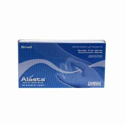 Alasta Soft Fit Nitrile Examination Gloves, Powder-Free, Non-Sterile, Small, Violet Blue, 100/Box, ALS100S thumbnail 12