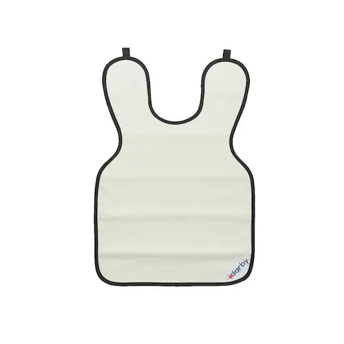 Darby X-Ray Adult Apron, 0.3 mm Lead Equivalent, Vinyl, 23.5" x 27.5", Beige, 9507582 - 0.3 mm Vinyl, 23.5" x 27.5", Beige, 9507582 - Image 1