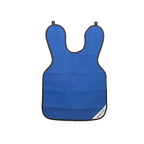 Darby X-Ray Adult Apron, 0.3 mm Lead Lined, Vinyl Backed, 23.5" x 27.5", Blue, 9507583 - 0.3 mm Vinyl, 23.5" x 27.5", Blue, 9507583 - Image 1
