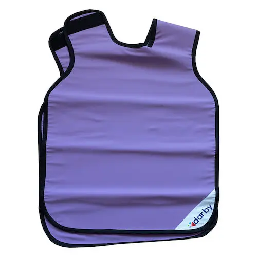 Adult Style 26 X-Ray Aprons, 0.3 mm Vinyl, Dual, 23.62" x 31.5", Lilac, 9507597 - Adult Style 26 X-Ray Aprons, 0.3 mm Vinyl, Dual, 23.62" x 31.5", Lilac, 9507597 - Image 1