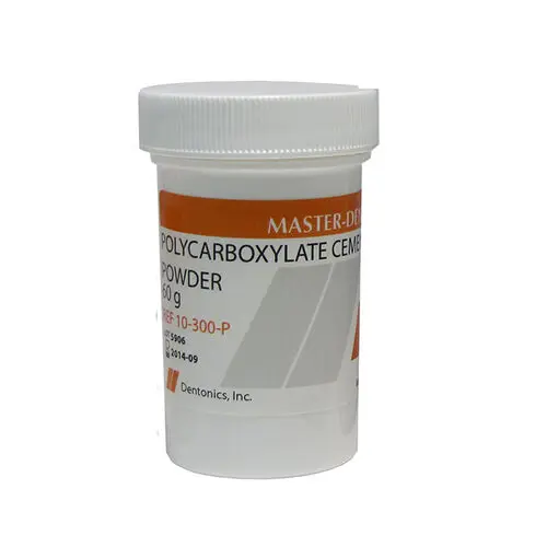 Dentonics Master Dent Polycarboxylate Cement Powder Refill, 60 g, 10-300-P - Polycarboxylate Cement, Powder Refill, 60 g, 10-300-P - Image 1