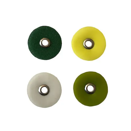 Composite Finishing Discs, 1/2" Diameter, Assorted Grits, 85/Pkg - , 1/2" Diameter, 85/Pkg, Assorted - Image 1