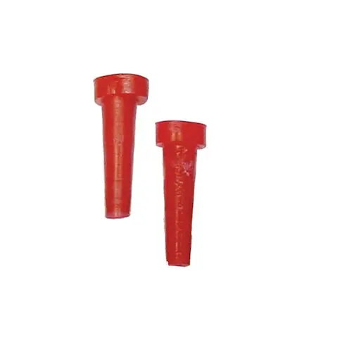 Keystone Reverse Dowel Pins, Red, Plastic, Tapered, 1000/Pk, 1310070 thumbnail 3