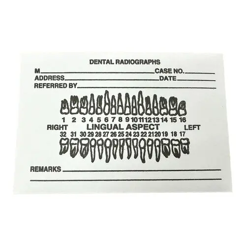 Imprinted X-Ray Envelopes, 3" x 4.5", 500/Box, 9511990 - Imprinted, 3" x 4.5", 500/Box, 9511990 - Image 1