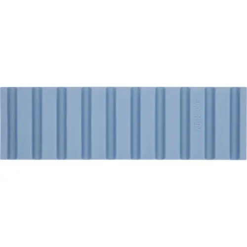 Zirc Dental Blue Instrument Mat, Reversible, 6-3/4" x 2" x 3/8", Holds 10 Hand or 4 Surgical Instruments, Autoclavable, 1/Pk, 20Z464B thumbnail 3