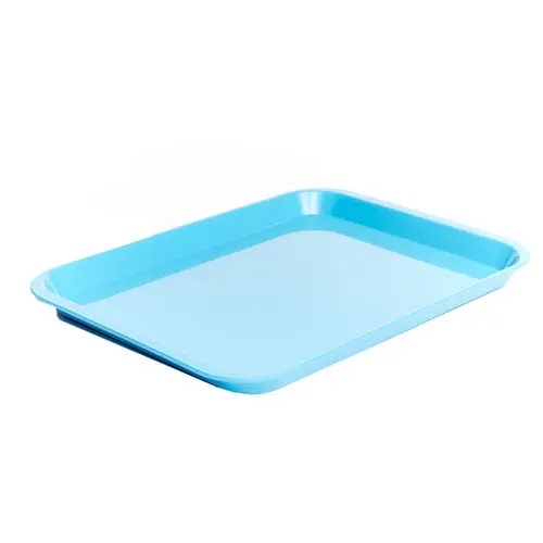 Zirc B-Lok Flat Set-Up Tray, Size B, Neon Blue, 13-3/8" x 9-5/8" x 7/8", 20Z401N thumbnail 3