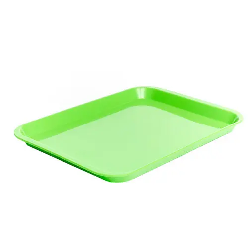 Zirc B-Lok Flat Set-Up Tray, Size B, Neon Green, 13-3/8" x 9-5/8" x 7/8", 1/Pk, 20Z401P thumbnail 6