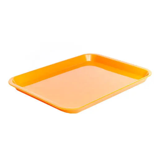 Zirc B-Lok Flat Set-Up Tray, Size B, Neon Orange, 13-3/8" x 9-5/8" x 7/8", 1/Pk, 20Z401Q thumbnail 4