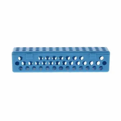 Zirc Steri-Container Standard, Neon Blue, 8-1/8" x 1-7/8" x 1-7/8", Holds 10-14 Instruments, 1/Pk, 50Z900N thumbnail 4
