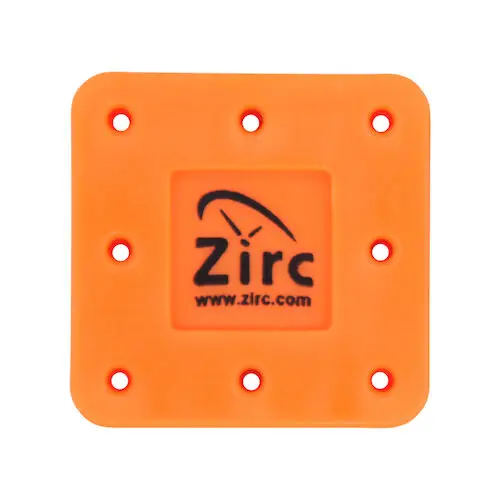 Zirc 8-Hole Magnetic Bur Block, Neon Orange, Fits FG/RA/HP Burs, Autoclavable, 1/Pk, 50Z400Q thumbnail 8