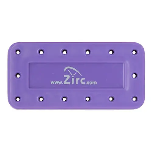 Zirc 14-Hole Magnetic Bur Block, Neon Purple, 50Z403R, 1/Pk thumbnail 5