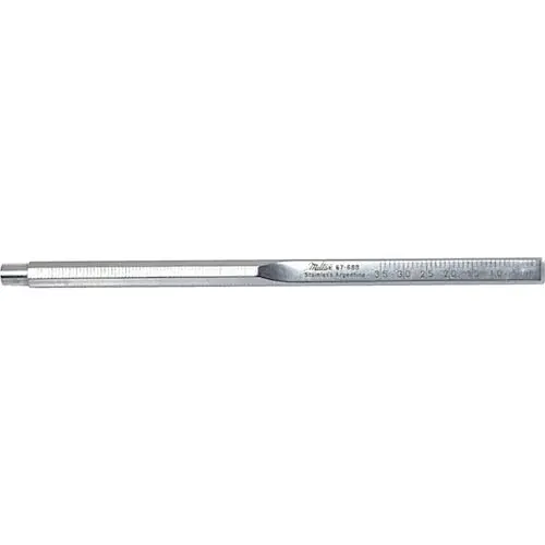 Miltex Octagonal Cone Socket Mirror Handle with Millimeter Ruler, Single End, Stainless Steel, 1/Pkg, 67-688 thumbnail 2